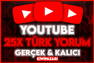 ⭐️ [%100 TÜRK] YOUTUBE 25 TÜRK YORUM