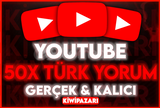 ⭐️ [%100 TÜRK] YOUTUBE 50 TÜRK YORUM