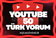 ⭐[%100 TÜRK] YOUTUBE 50 YORUM ⭐