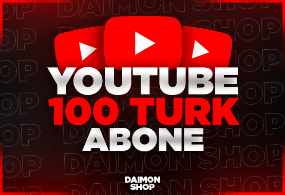 100 Türk YouTube Abone / Anlık + Kaliteli