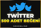 %100 TWİTTER 500 BEĞENİ