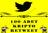 100 Twitter NFT-Kripto Retweet | ANINDA İŞLEM
