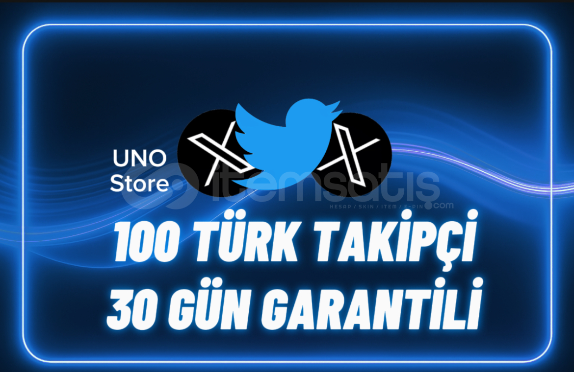 ⭐100 Twitter Türk Takipçi - 30 Gün Garantili⭐ ⭐100 Twitter Türk Takipçi - 30 Gün Garantili⭐