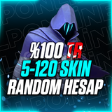 ⭐ %100 ULTRAVİP | 5-120 SKİN RANDOM HESAP