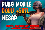 ⭐ %100 VIP++ | 50TL PUBGM RANDOM HESAP