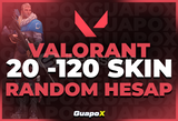 ⭐️%100 [ VİP ]TR 20-120 SKİN RANDOM HESAP⭐️