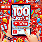 100 YouTube Abone | 30 Gün Telafili