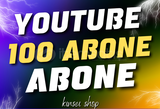 100 YOUTUBE ABONE GARANTİLİ