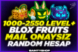 ⭐[1000-2550 LVL] MAİLSİZ RANDOM HESAP (BF)⭐