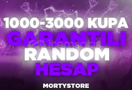 1000-3000 kupa garantili random hesap