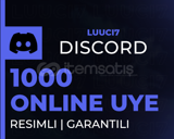 1000 7/24 Discord Aktif Üye |Ultra Kalite ANLIK