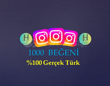 1000 ADET %100 TÜRK BEĞENİ (DÜŞÜŞYOK)