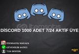 1000 ADET 7/24 AKTİF DİSCORD ÜYESİ | ANLIK