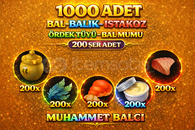 1000 ADET BAL-BALIK-ISTAKOZ-BAL MUMU-ÖRDEK TÜYÜ