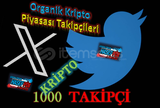 1000 ADET ORGANİK KRİPTO TAKİPÇİ