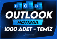 ⭐ 1000 Adet Outlook / Hotmail ⭐ Oto Teslim