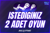 ⚡ İstediğiniz 2 Adet Oyun + Ömür Boyu Garanti ⚡