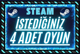 ⭐ (1.000 Adet Oyun) 4 Adet Oyun + Garanti ⭐