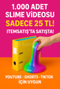 +1.000 Adet slime video dosyası !