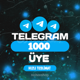 1000 Adet Telegram Üye / Kaliteli