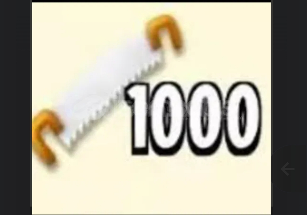 1000 adet testere  1000 adet testere