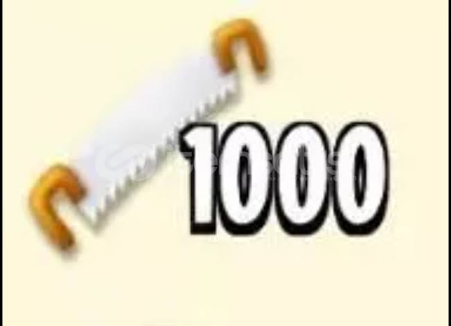 1000 ADET TESTERE 1000 ADET TESTERE