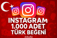 [ %99.99 TÜRK ]1K Türk Beğeni