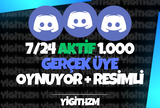 +1.000 Aktif Discord Üye [Garantili]