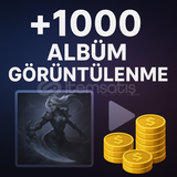 +1000 albüm görüntülenme
