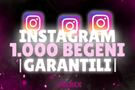 1.000 BEĞENİ GARANTİLİ - INSTAGRAM