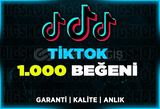 1.000 Beğeni TikTok | Garanti | ANLIK