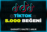 5.000 Beğeni TikTok | Garanti | ANLIK