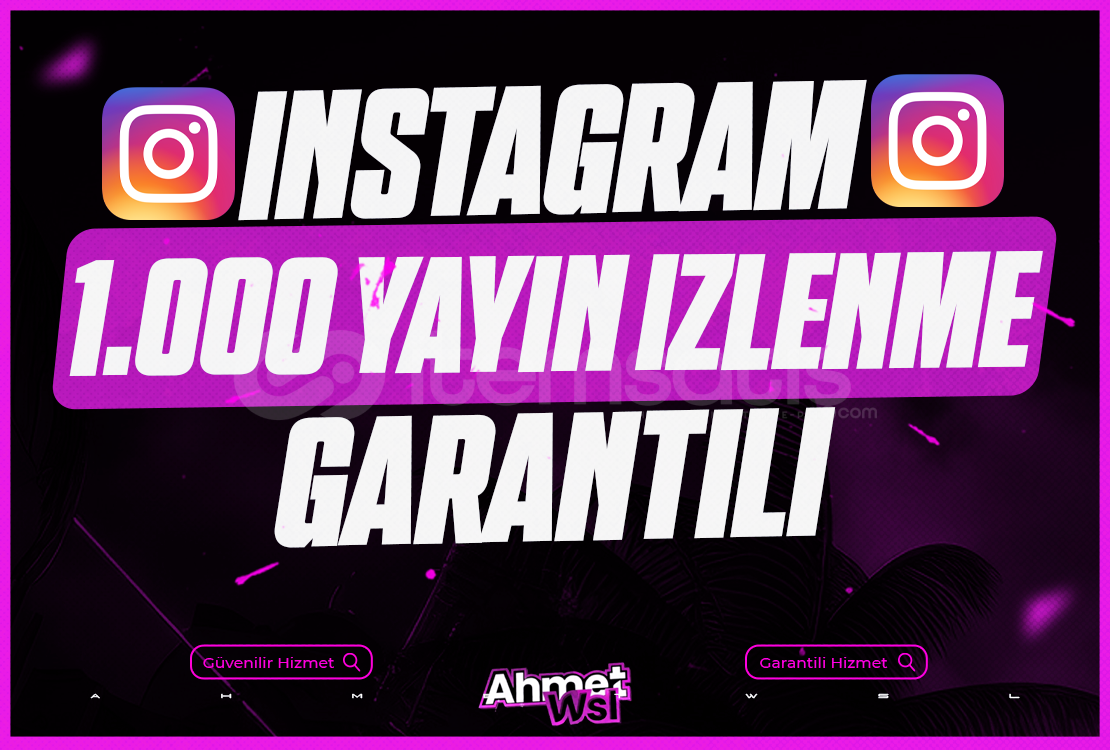 1.000 Canlı Yayın İzlenme+Beğeni (30 Dk) 1.000 Canlı Yayın İzlenme+Beğeni (30 Dk)