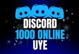 1000 Discord 7/24 Aktif Resimli Üye