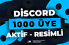 ⭐1000 Discord 7/24 Aktif Türk Üye - RESİMLİ⭐