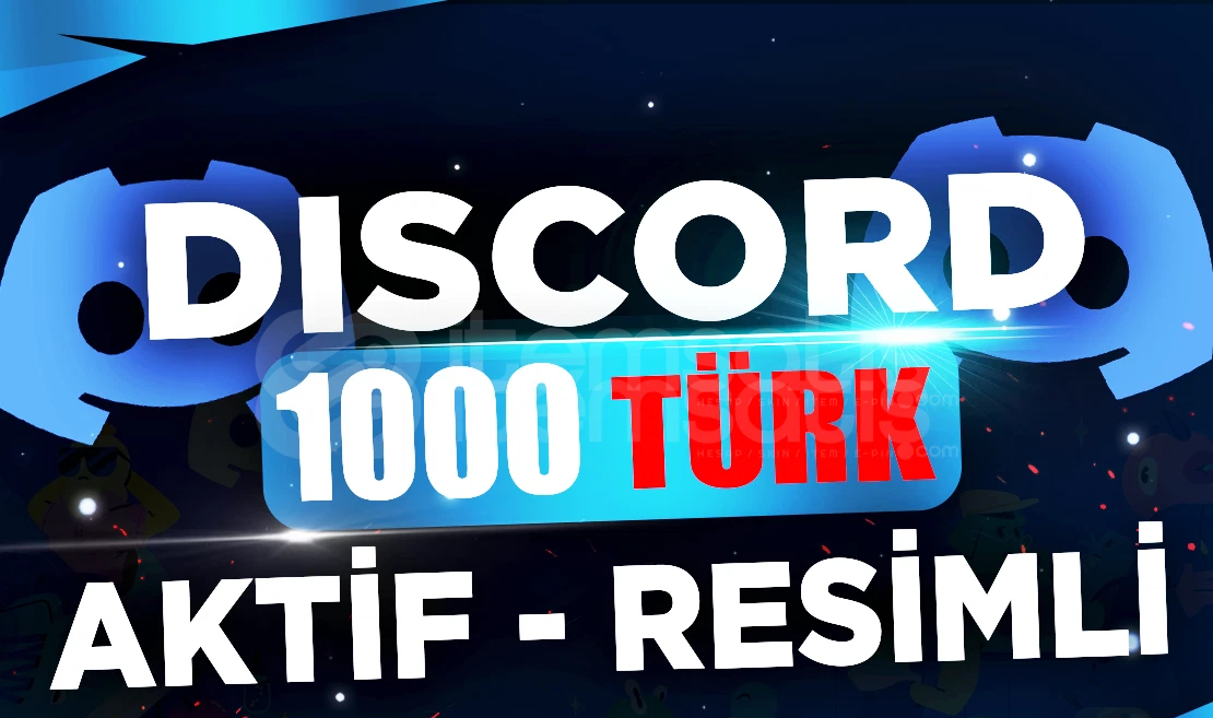 ⭐1000 Discord 7/24 Aktif Türk Üye - RESİMLİ⭐ ⭐1000 Discord 7/24 Aktif Türk Üye - RESİMLİ⭐