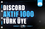 1000 Discord 7/24 Aktif Türk Üye - RESİMLİ