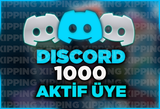 1000 DISCORD 7/24 AKTİF ÜYE