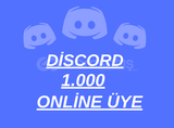 1000 Discord 7/24 Aktif Üye | OYNUYORLU