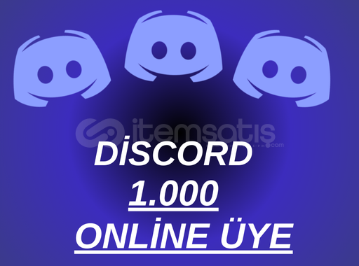 1000 Discord 7/24 Aktif Üye | OYNUYORLU 1000 Discord 7/24 Aktif Üye | OYNUYORLU