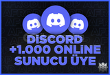 1000 Discord 7/24 Aktif Üye RESİMLİ | OYNUYORLU