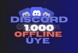 [1000] Discord 7/24 offline üye +GARANTİ