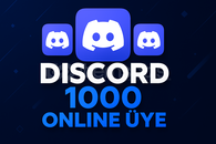 ⭐1000 Discord 7/24 Online Üye⭐ 