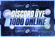 Discord 1000 Online Üye