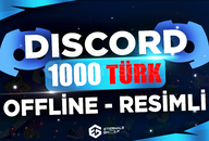 ⭐1000 Discord Offline Türk Üye - RESİMLİ⭐ ⭐1000 Discord Offline Türk Üye - RESİMLİ⭐