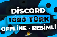 ⭐1000 Discord Offline Üye -HIZLI⭐