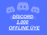 1000 Discord Offline Üye | 