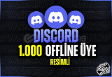 1000 Discord Offline Üye | RESİMLİ