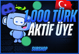 [7/24 Online] ⭐DISCORD +1000 TÜRK ÜYE⭐