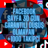 +1000 Facebook 30 Gün Garantili Düşüş olmayan 